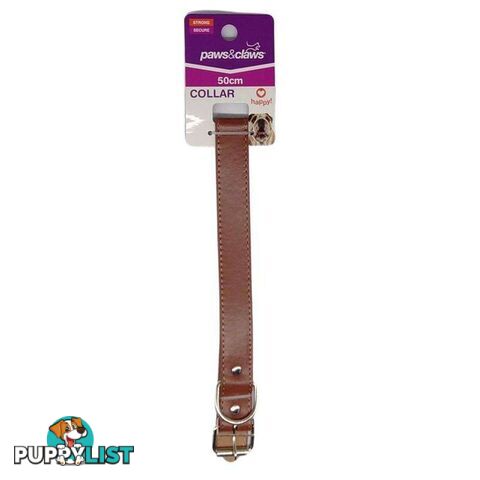 Pet Dog Collar Brown 2.5cmx50cm - 800423