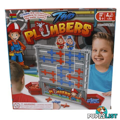 Family Board Game Two Plummers Age 4 Plus - 9328644066918