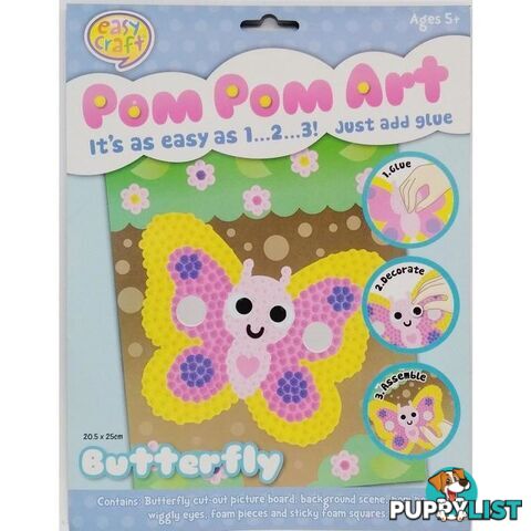 Pom Pom Craft Kit 4 Assorted Designs - 800708