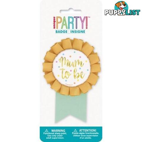 Mum To Be Foil Stamped Award Ribbon - 011179734146