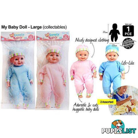 Baby Doll 37cm Assorted Designs - 9315892256765