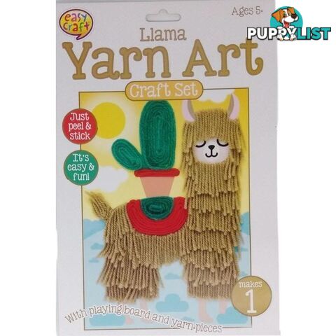 Yarn Art Craft Kit with Playing Board Assorted 4 Designs - 800665