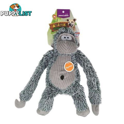 Pet Toy Dangly Gorilla Grey - 800468