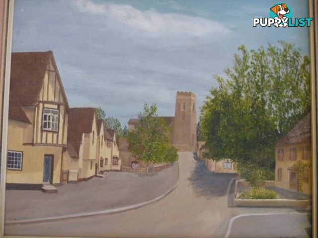 J.C Maurey "Kersley Suffolk" original oil **Now 25% OFF**