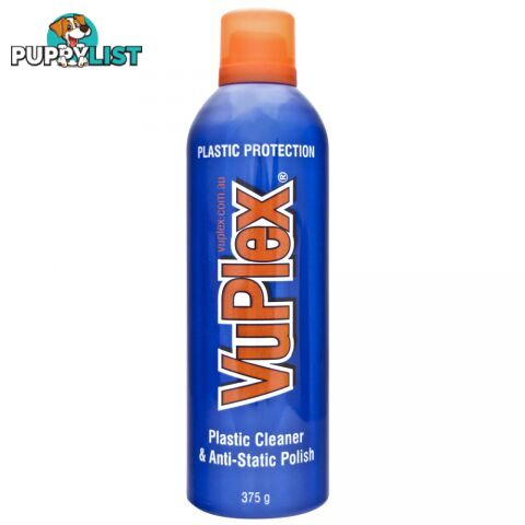 VUPLEX PLASTIC CLEANER AND ANTI-STATIC POLISH (445ML)