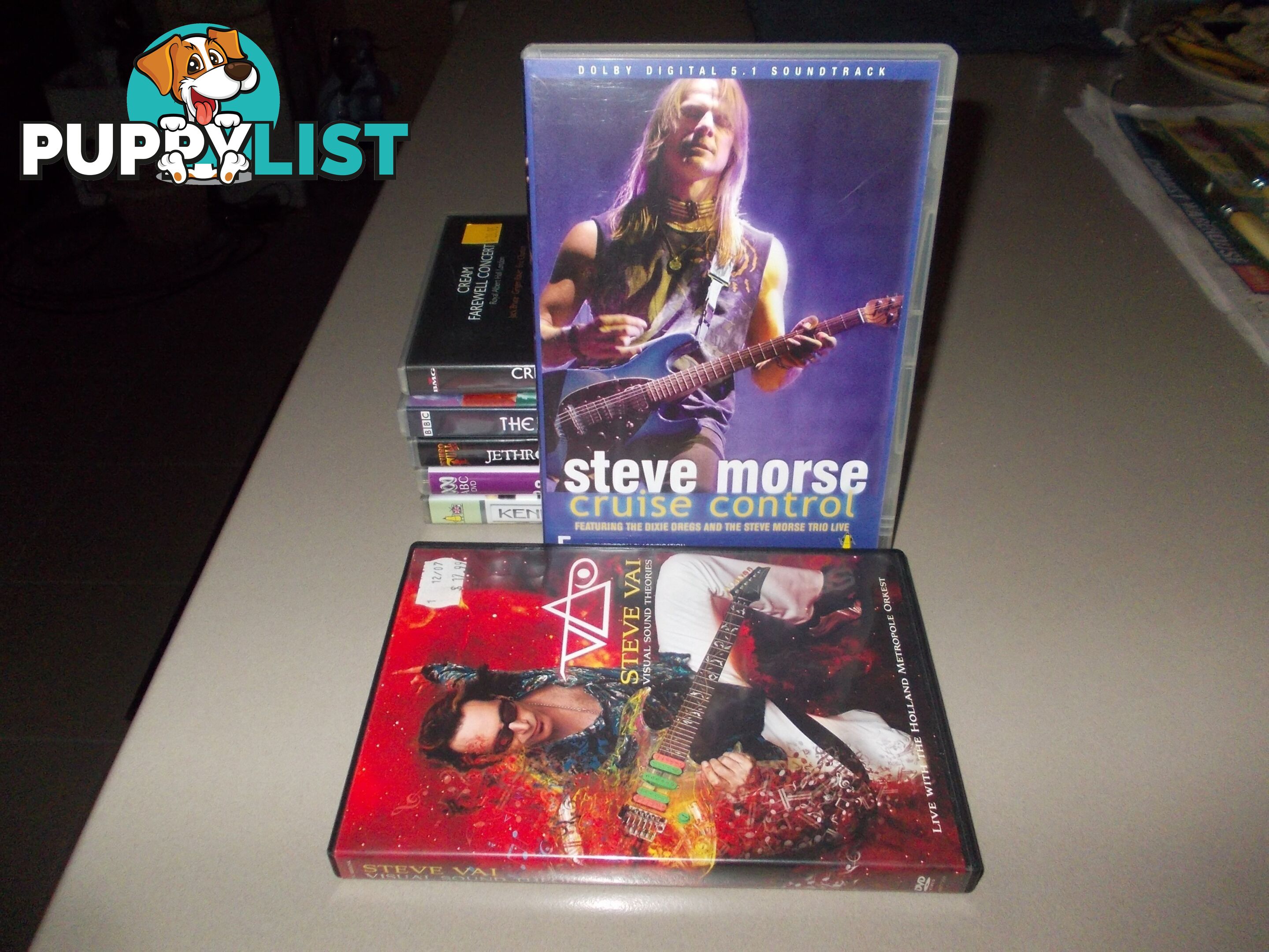MUSIC/ROCK DVDs FOR SALE, ALL EC, ANY OFFER