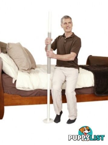 STANDER SECURITY POLE WHT