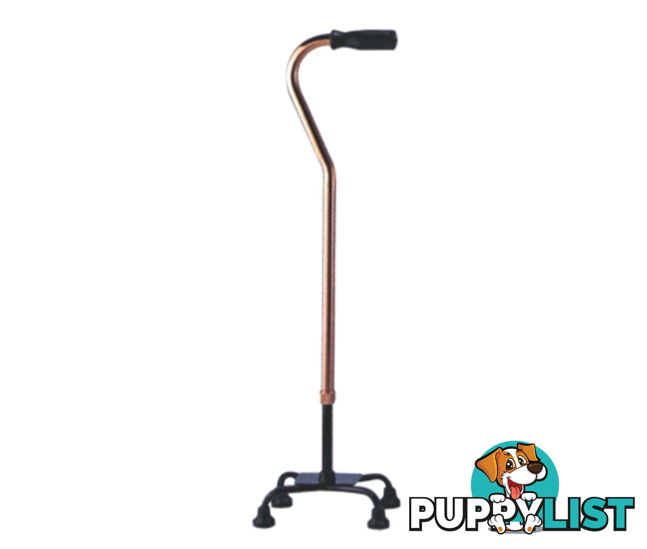 Quad Cane Bronze