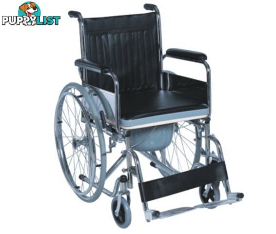 Commode Wheelchair Foldable