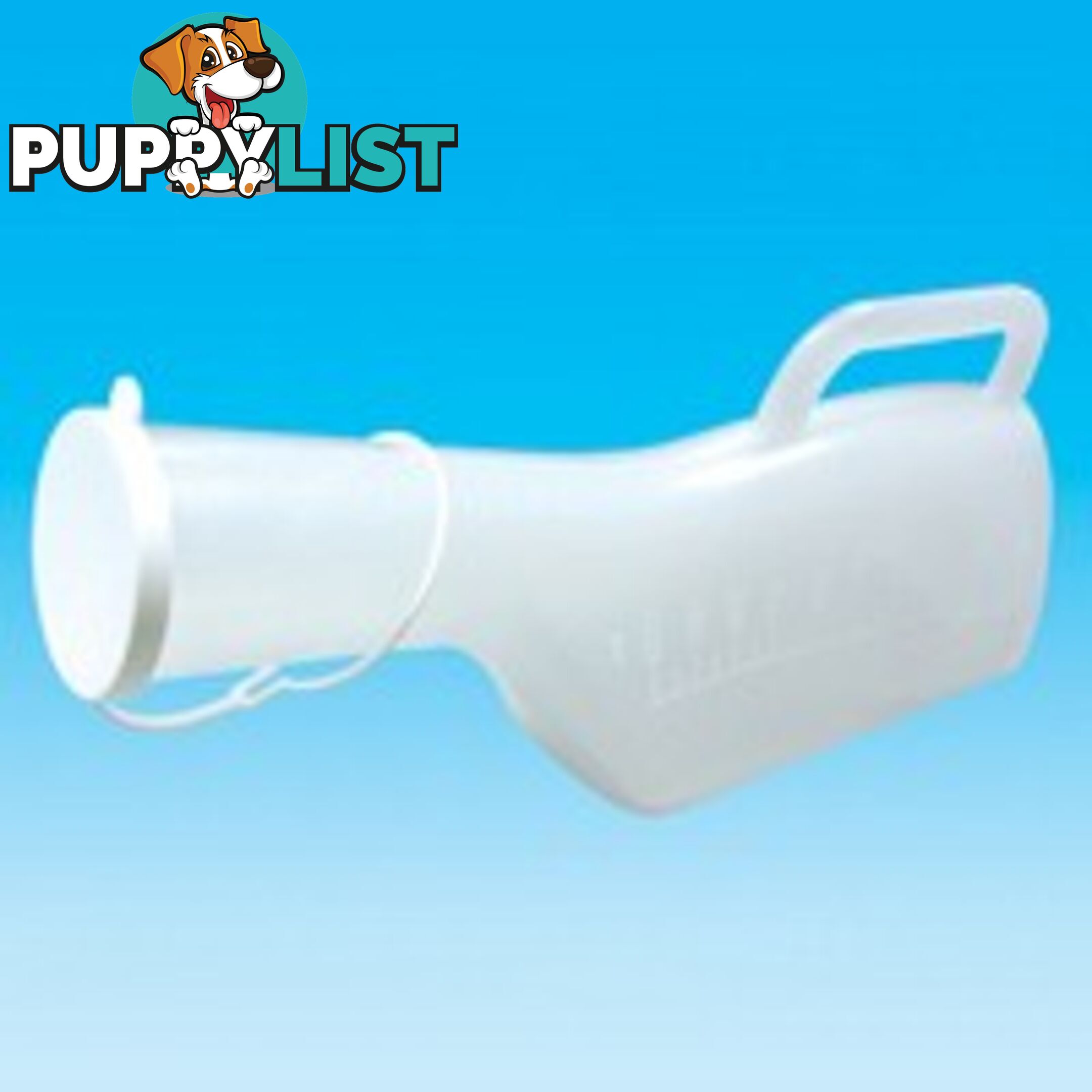 URINAL WITH LID MALE HOMECRAFT