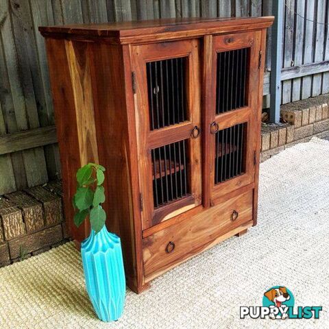 Rustic Rosewood Hardwood Cabinet TV Entertainment Unit Sideboard