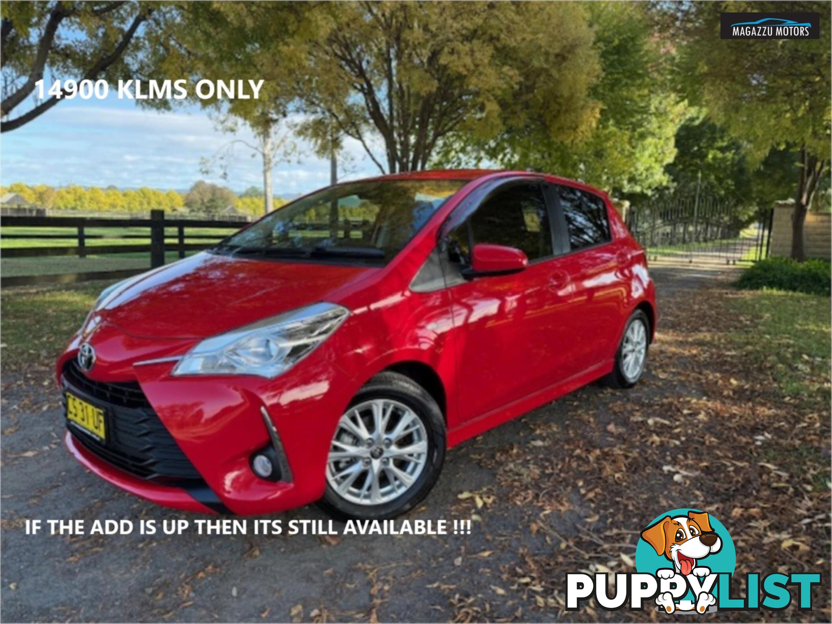2019 TOYOTA YARIS ZR NCP131RMY18 5D HATCHBACK