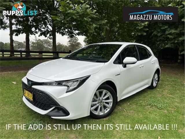 2022 TOYOTA COROLLA ASCENTSPORTHYBRID ZWE219R 5D HATCHBACK