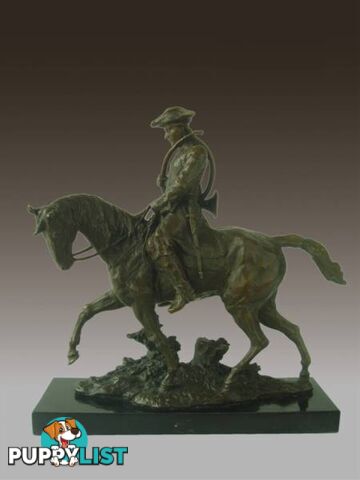 Statue Sculpture Horse Hunting Valet