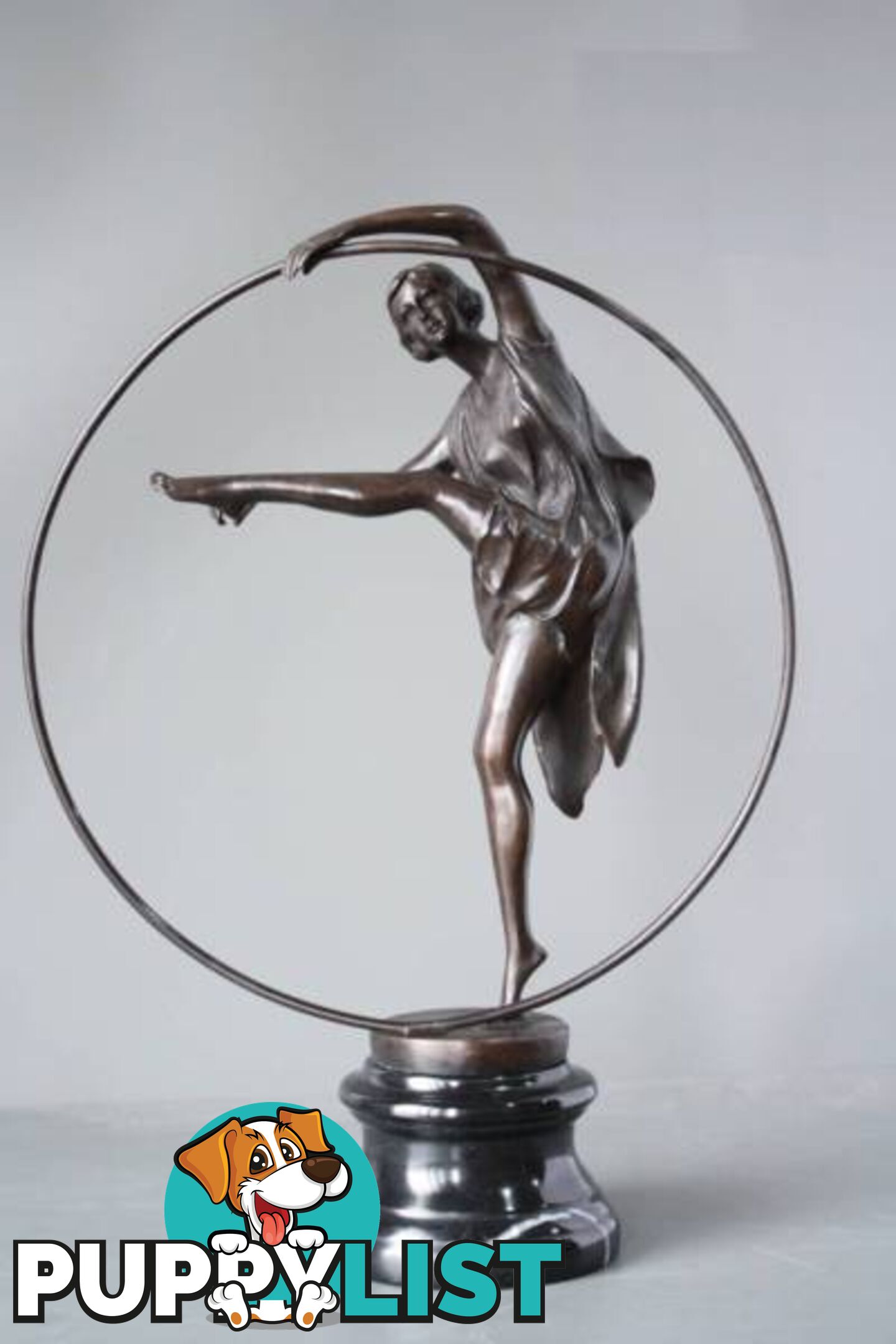 Circus Art Sculpture Statue Girl