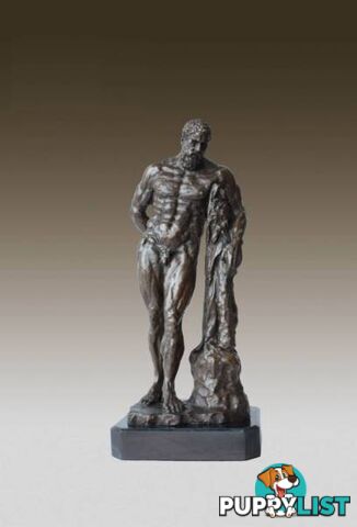 Bronze Sculpture Of Hercules Resting