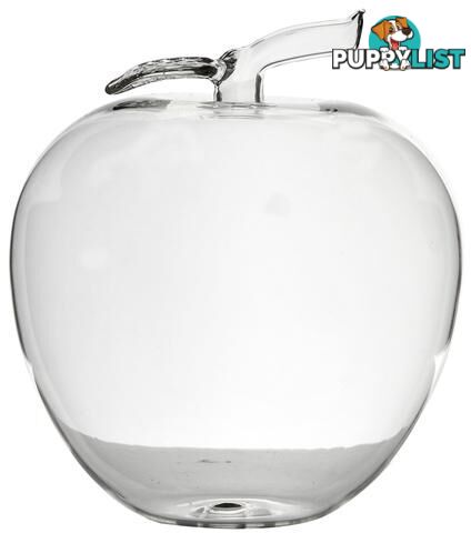 Large Glass Apple: Home Decor