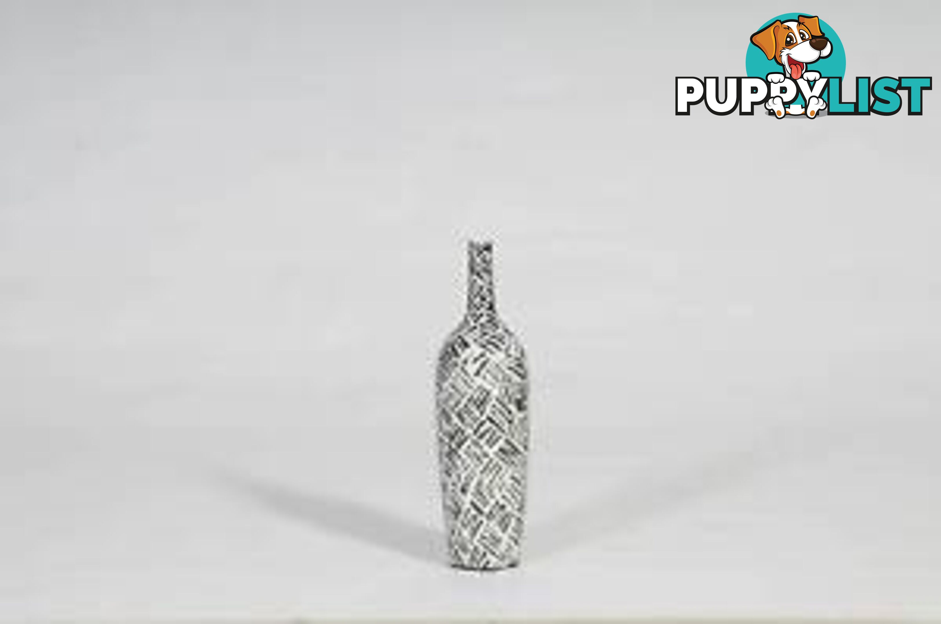 Handpainted-Black And White Tribal Vase