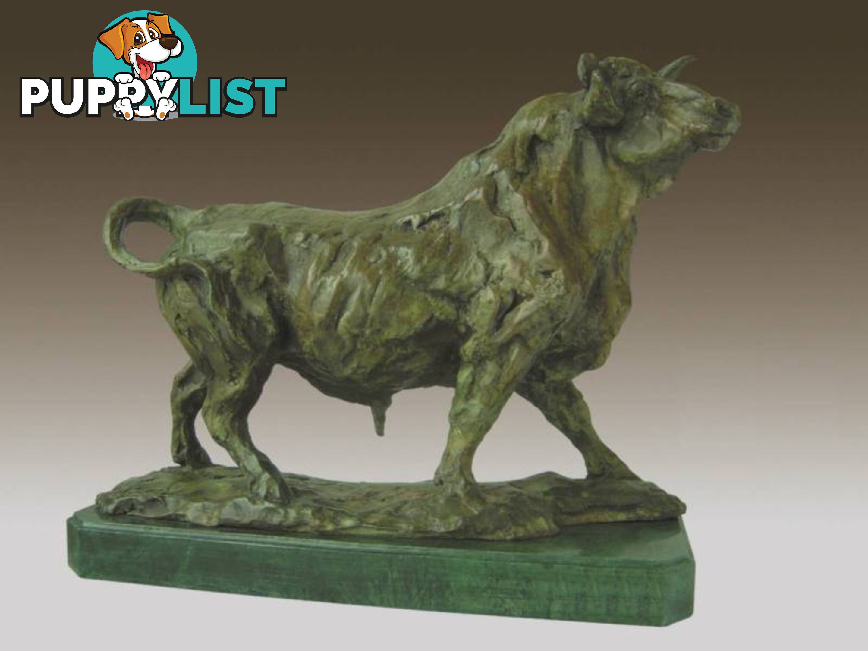 Bronze Statue Sculpture Of Bull Zodiac Taurus