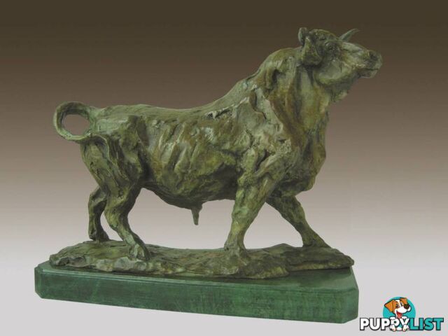 Bronze Statue Sculpture Of Bull Zodiac Taurus