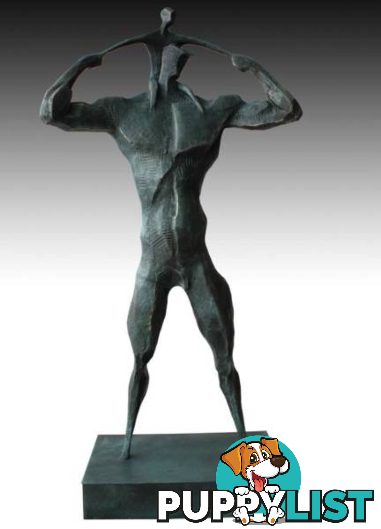 Father Holding Child Bronze Sculpture