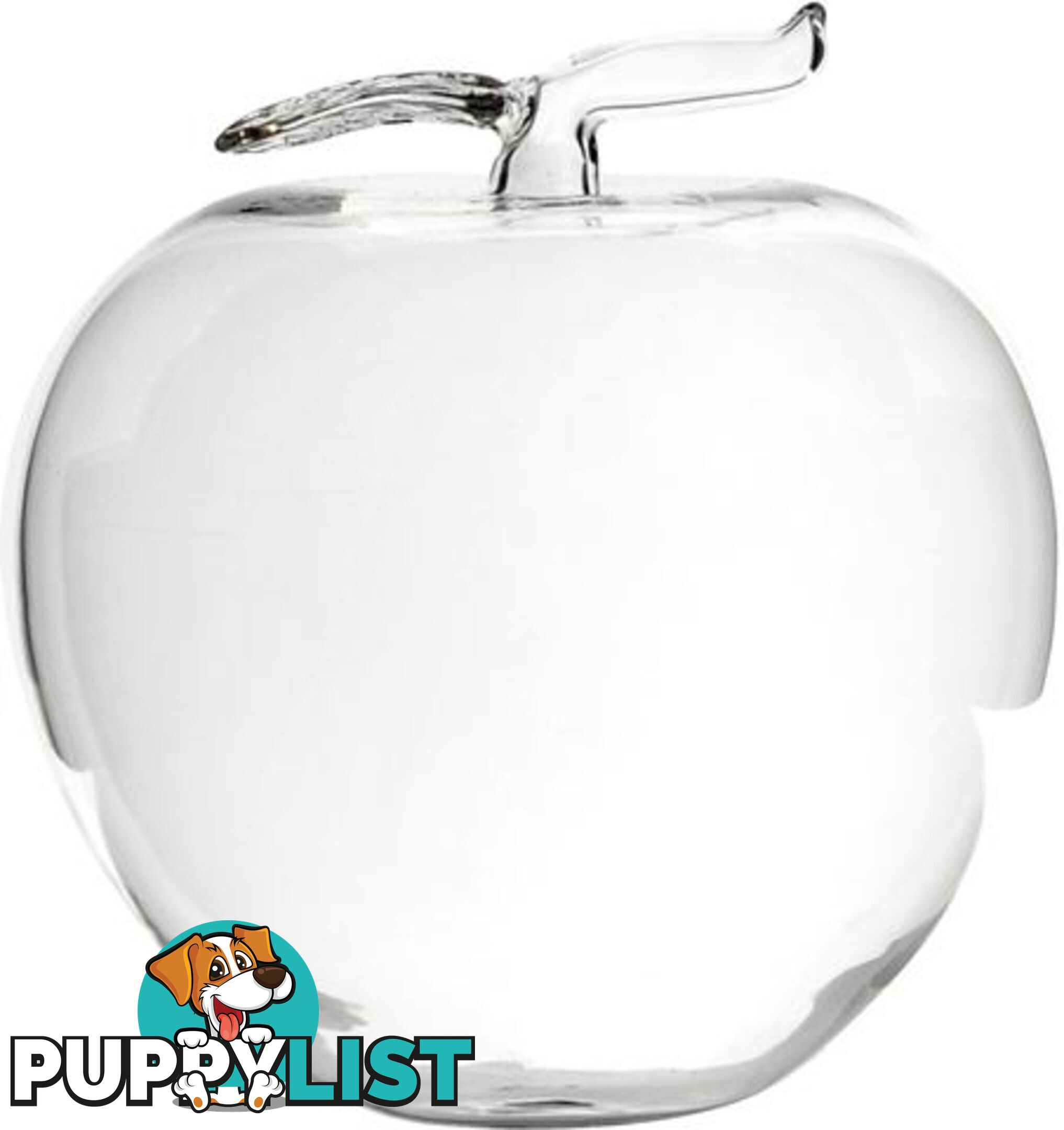 Small Glass Apple: Home Decor