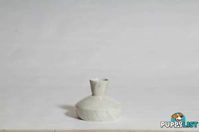 Small Modern Solid Carrara Marble Vase