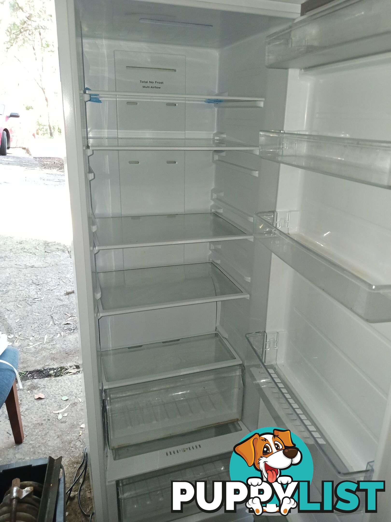 A matching pair, white fridge and freezer.