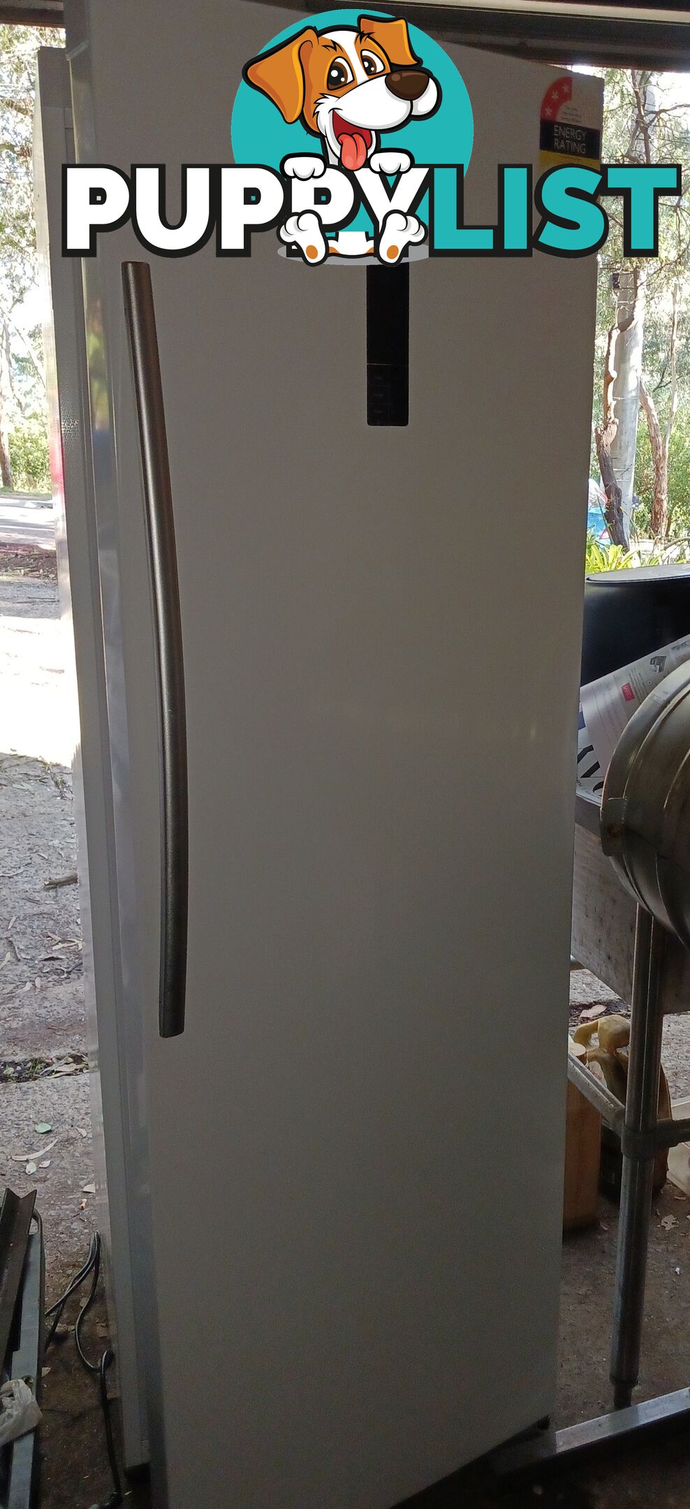 A matching pair, white fridge and freezer.