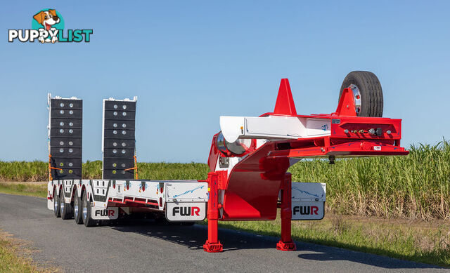NEW 2025 FWR Quad Axle Low Loader - 3.5m Widener