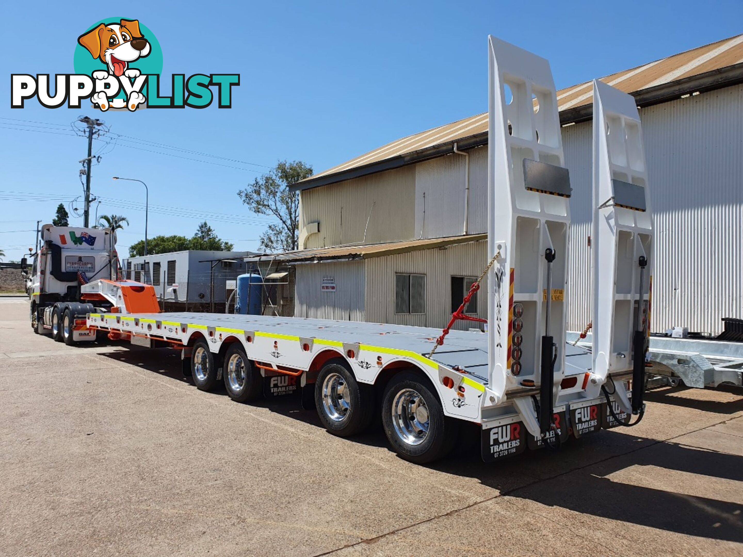 NEW 2024 FWR Quad Axle Low Loader - 3.5m Widener