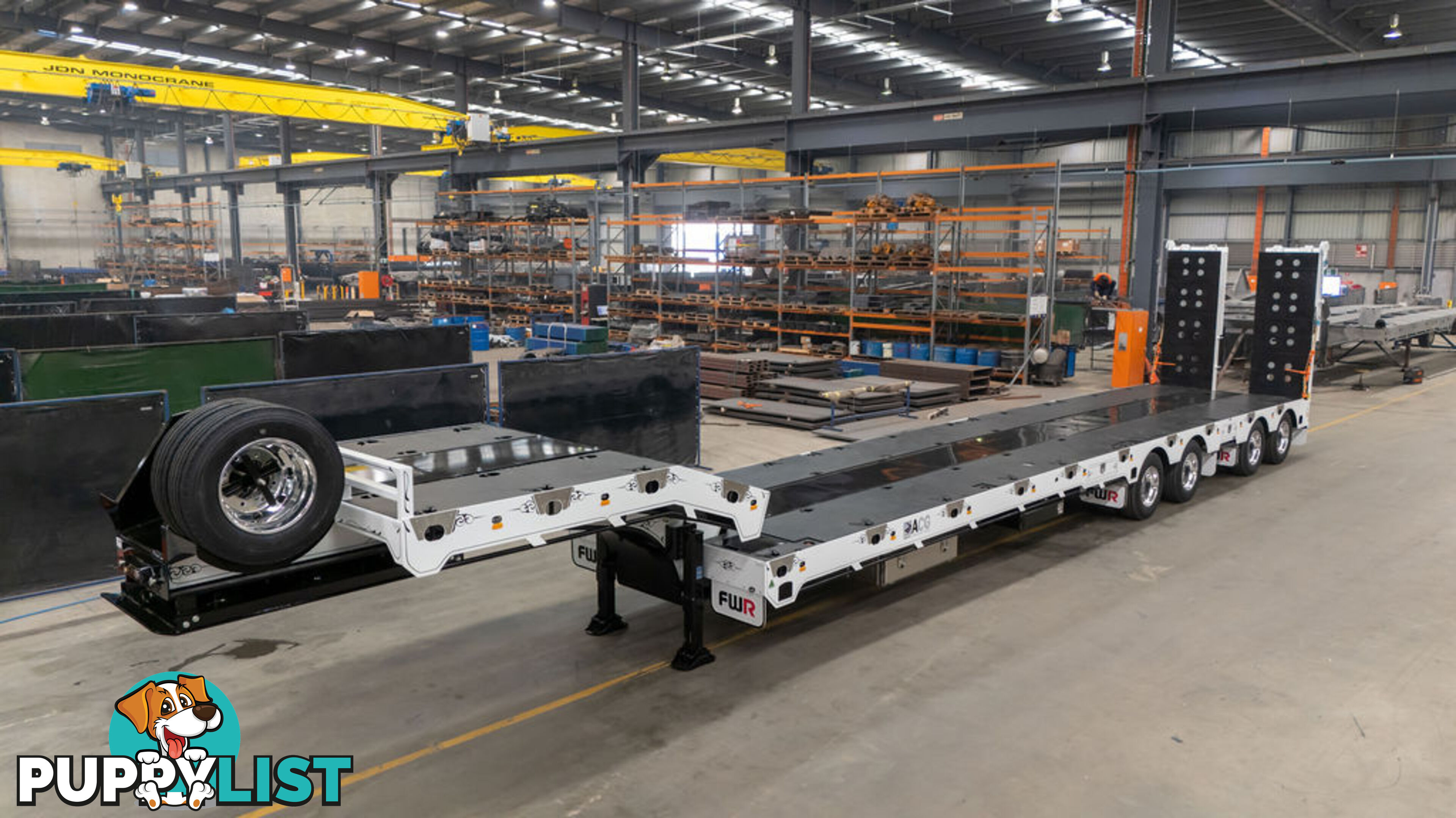 NEW 2025 FWR Quad Axle Low Loader - 3.5m Widener