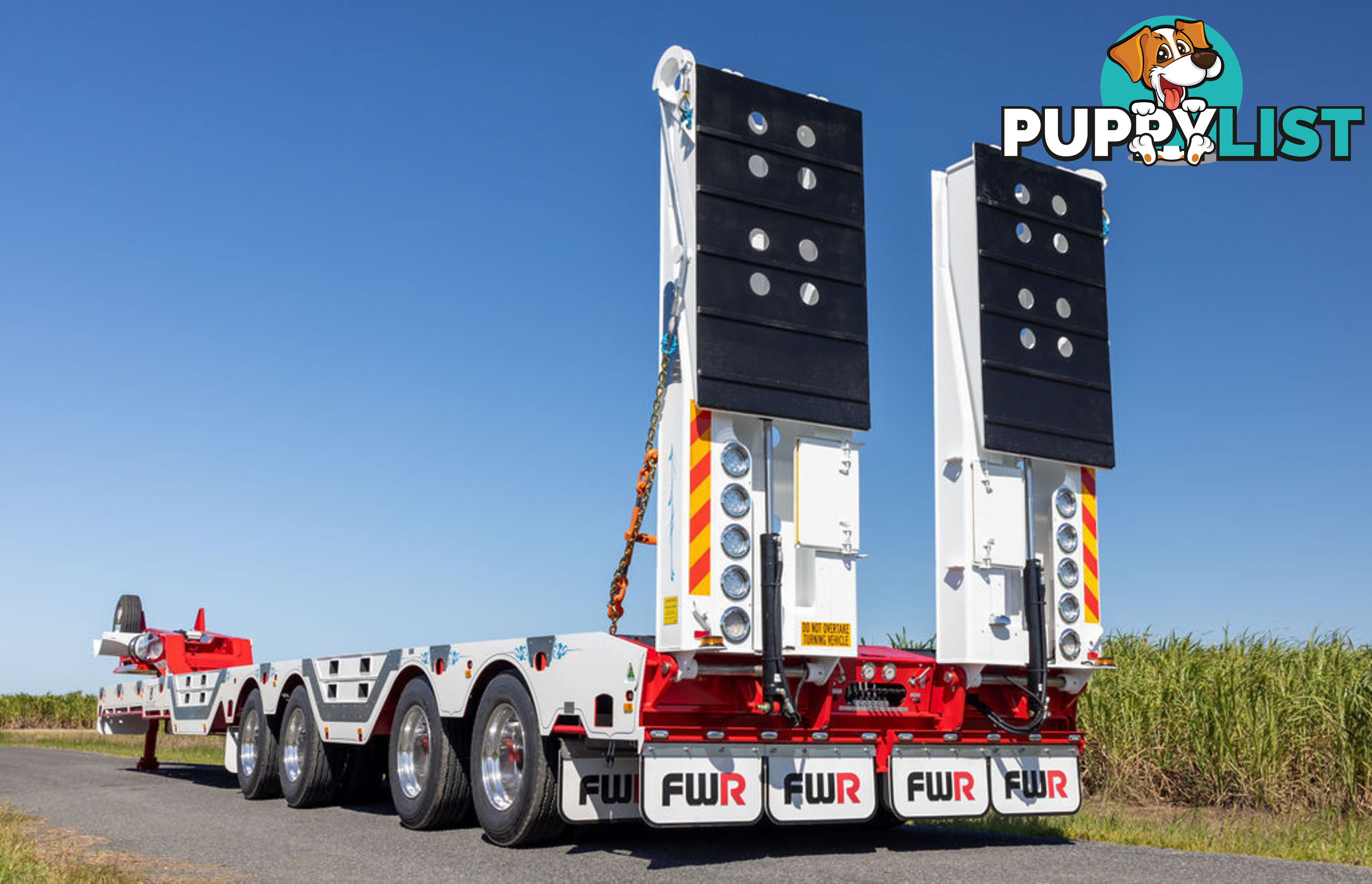 NEW 2025 FWR Quad Axle Low Loader - 3.5m Widener