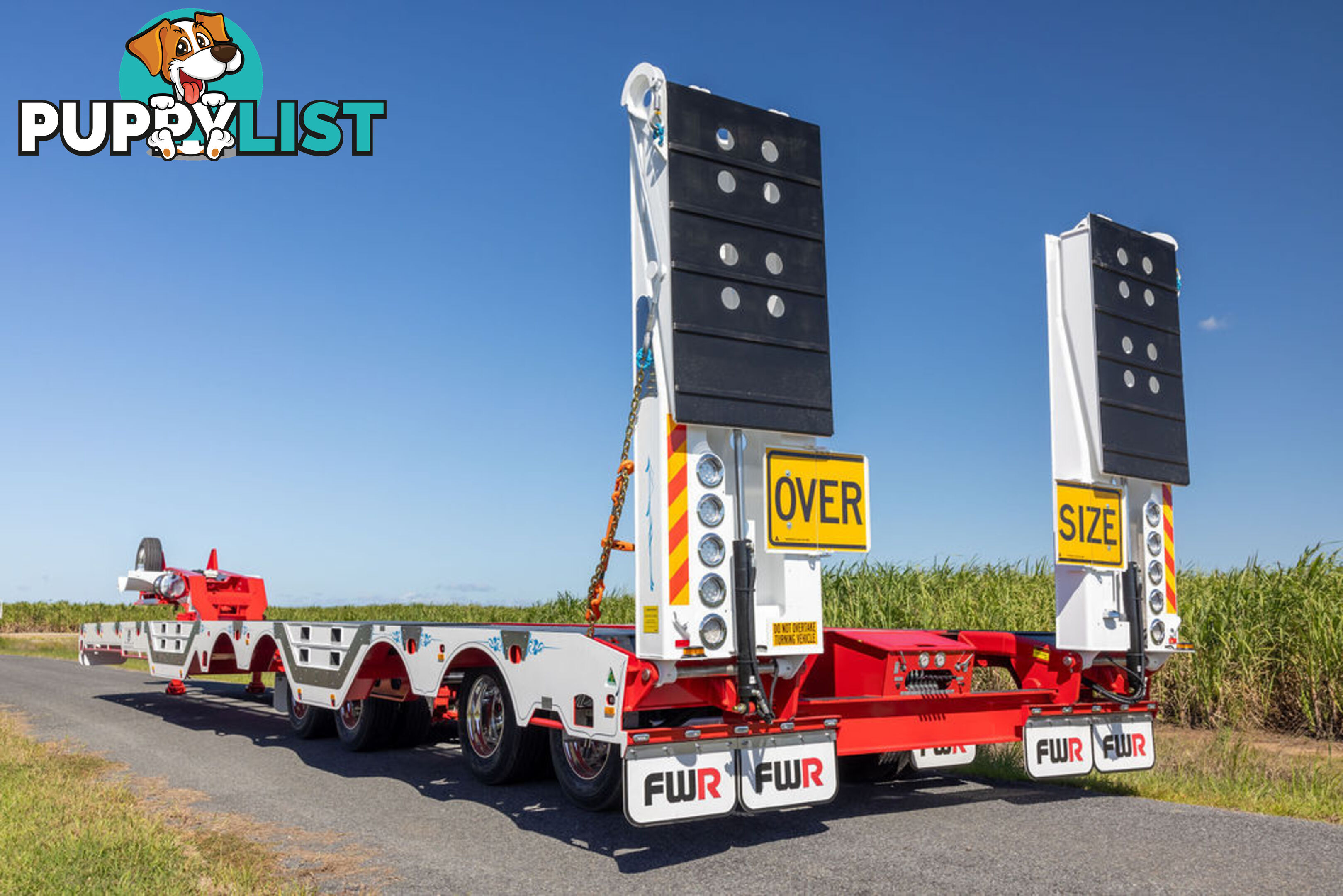NEW 2025 FWR Quad Axle Low Loader - 3.5m Widener