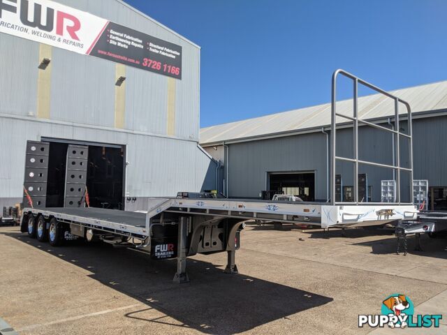 NEW 2024 FWR Tri Axle Drop Deck Trailer - 45ft