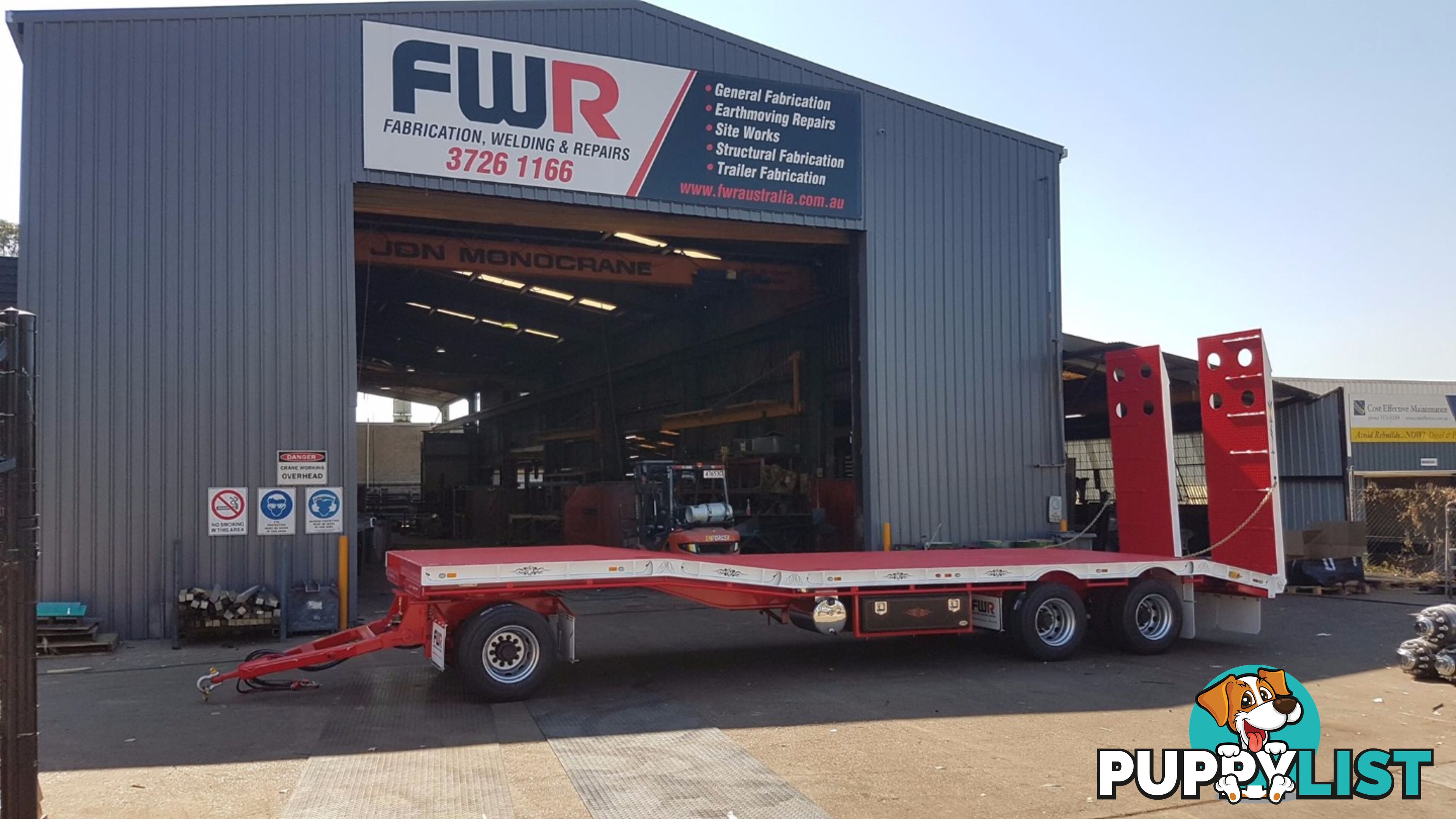 NEW 2024 FWR 3 Axle Dog Trailer - FD3