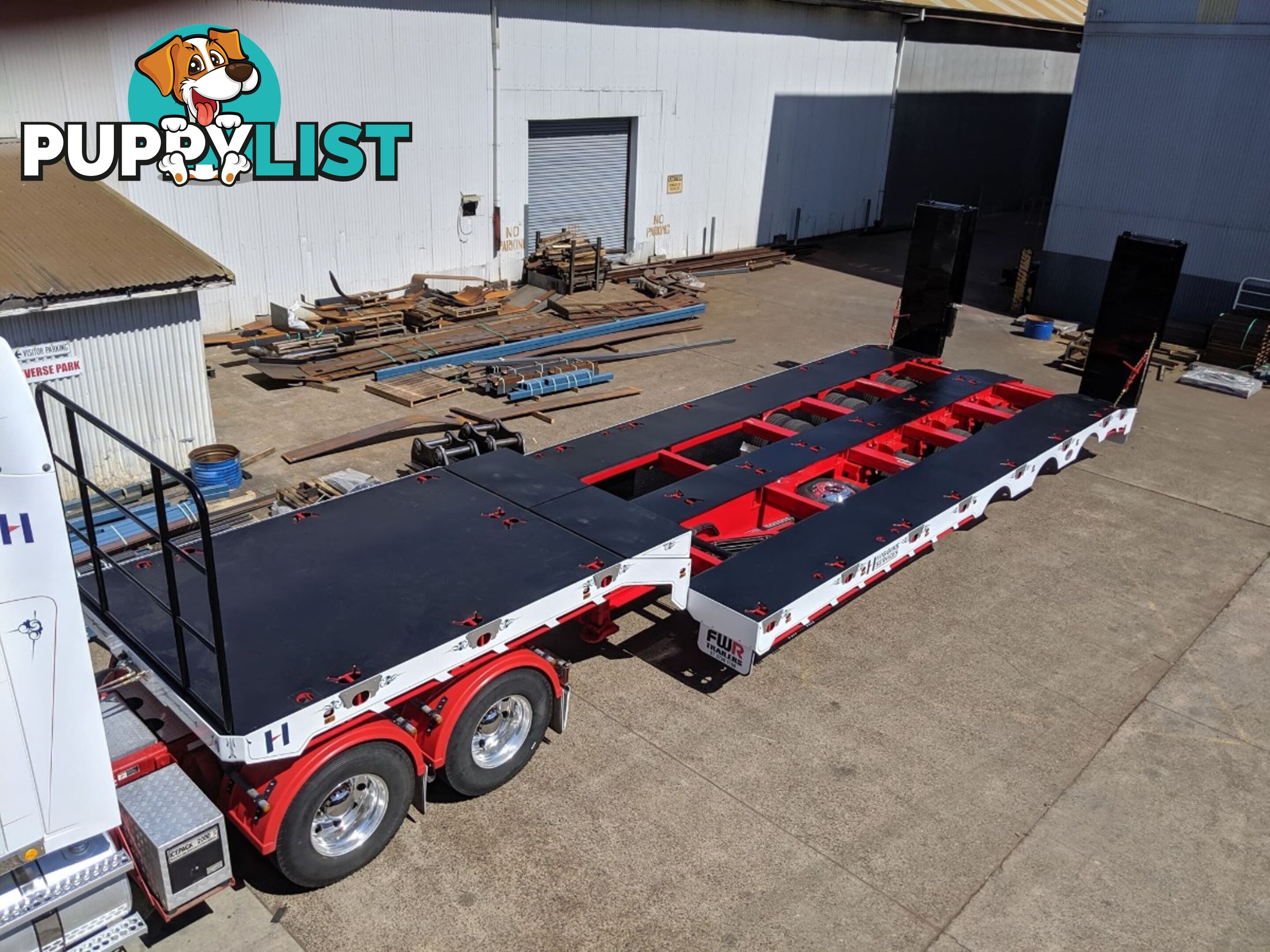 NEW 2024 FWR Tri Axle Drop Deck - 4m Widener