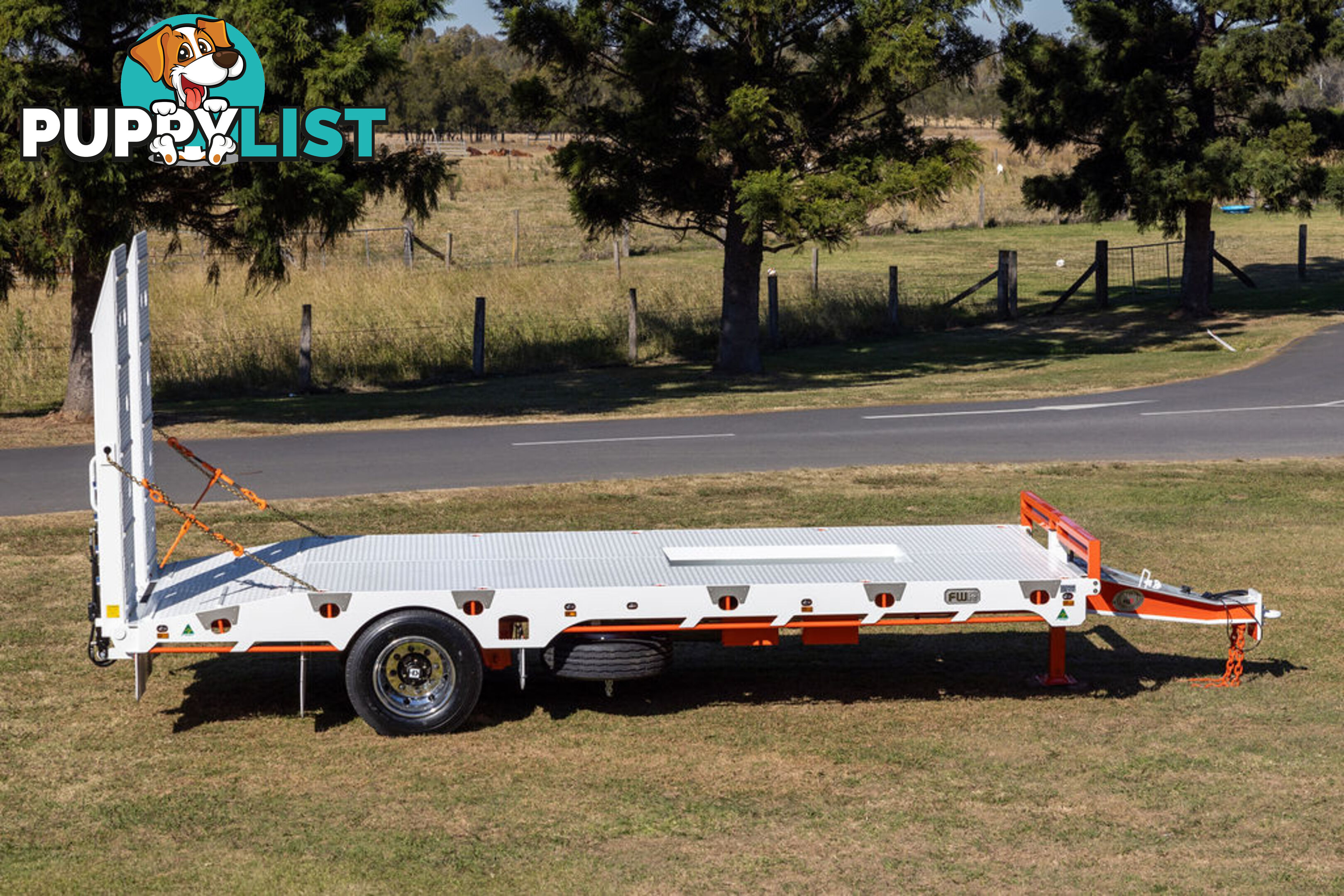 NEW 2024 FWR ELITE Single Axle Tag Trailer 