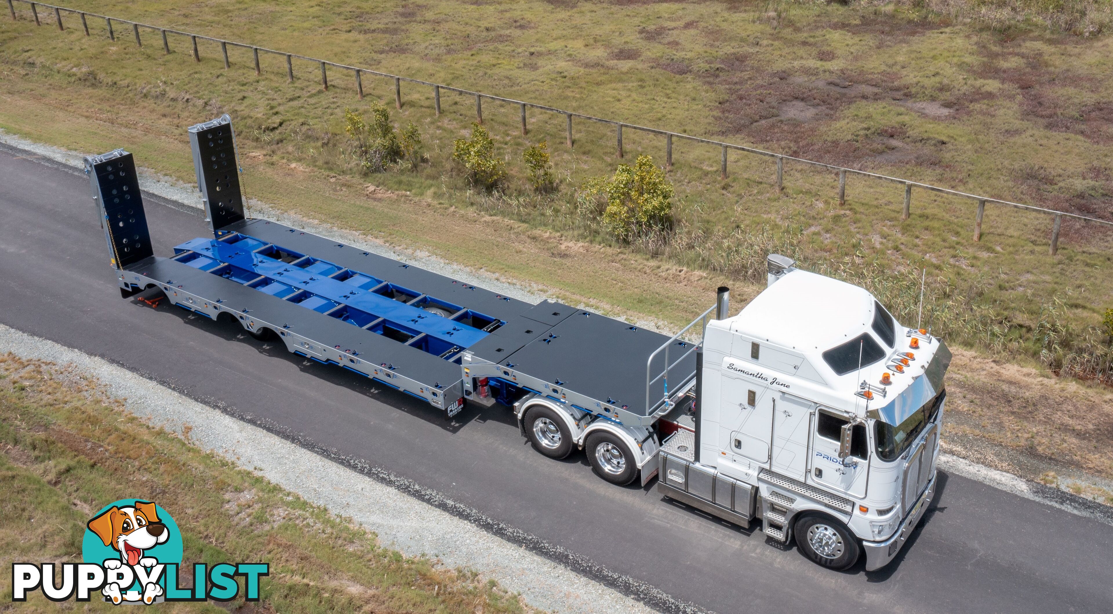 NEW 2024 FWR Tri Axle Drop Deck - 3.5m Widener 