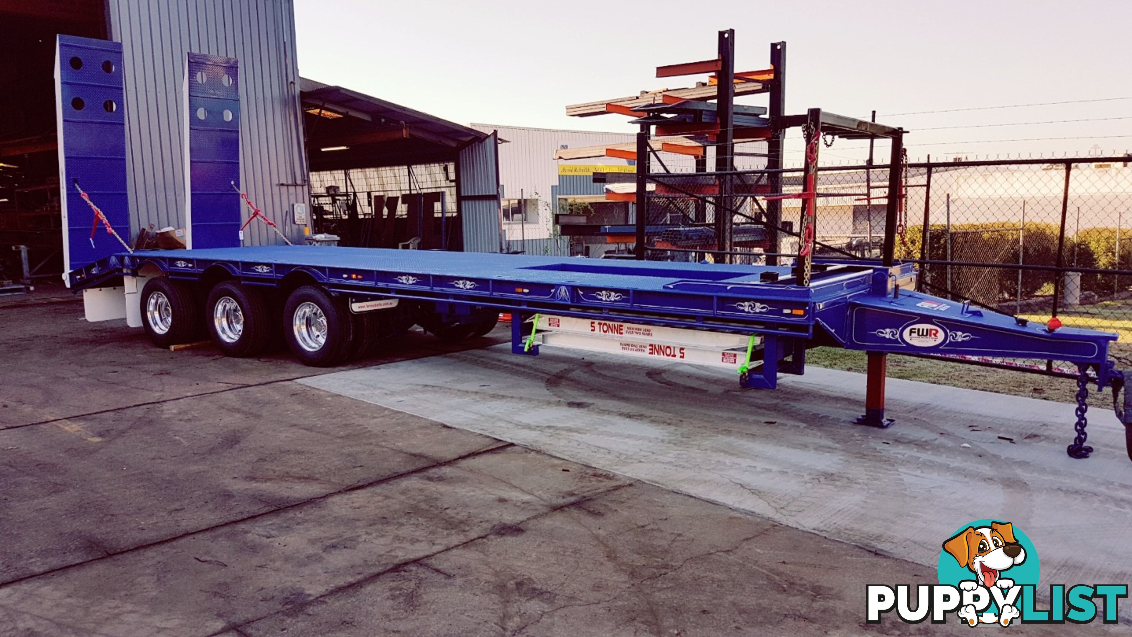 NEW 2024 FWR Tri Axle Tag Trailer