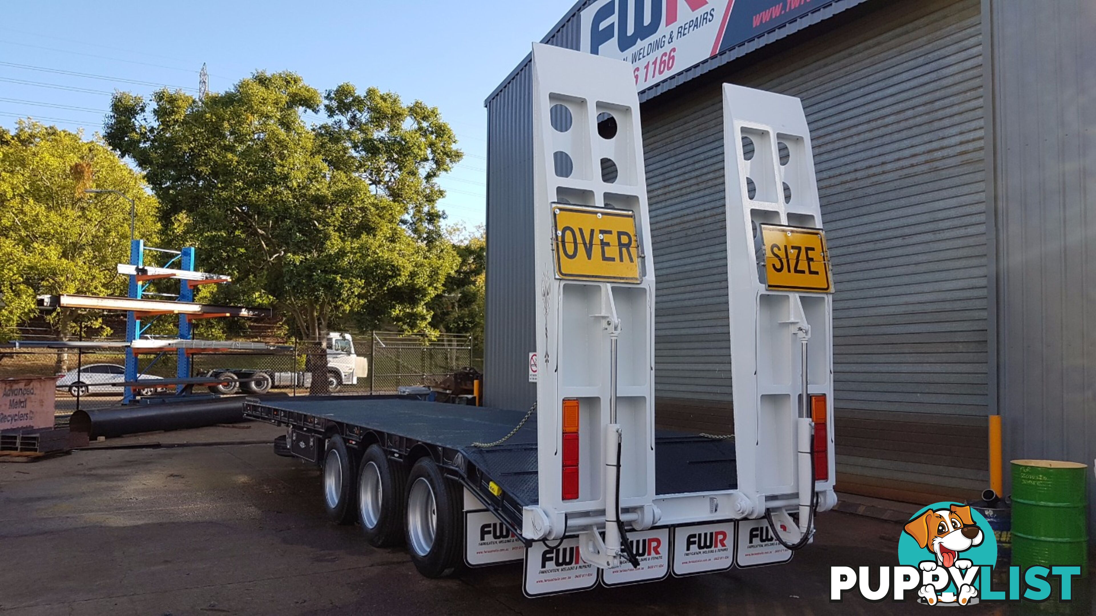 NEW 2024 FWR Tri Axle Tag Trailer