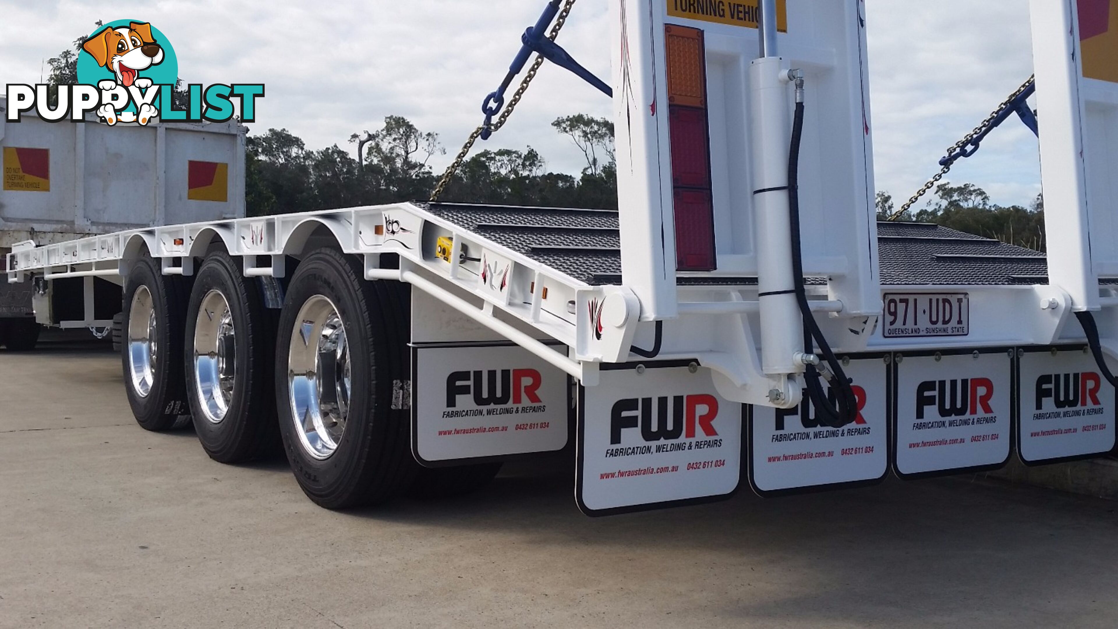 NEW 2024 FWR Tri Axle Tag Trailer