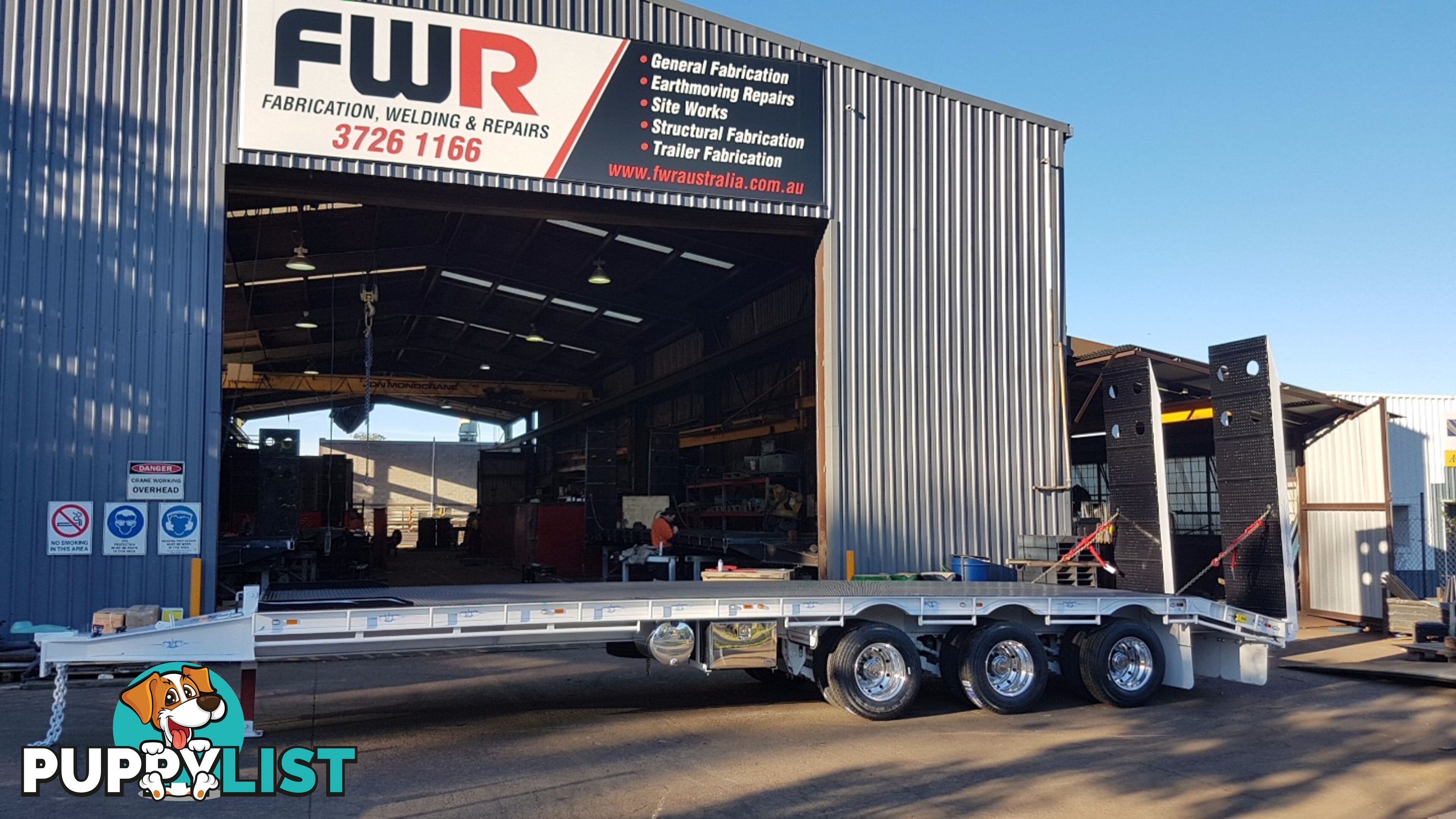 NEW 2024 FWR Tri Axle Tag Trailer