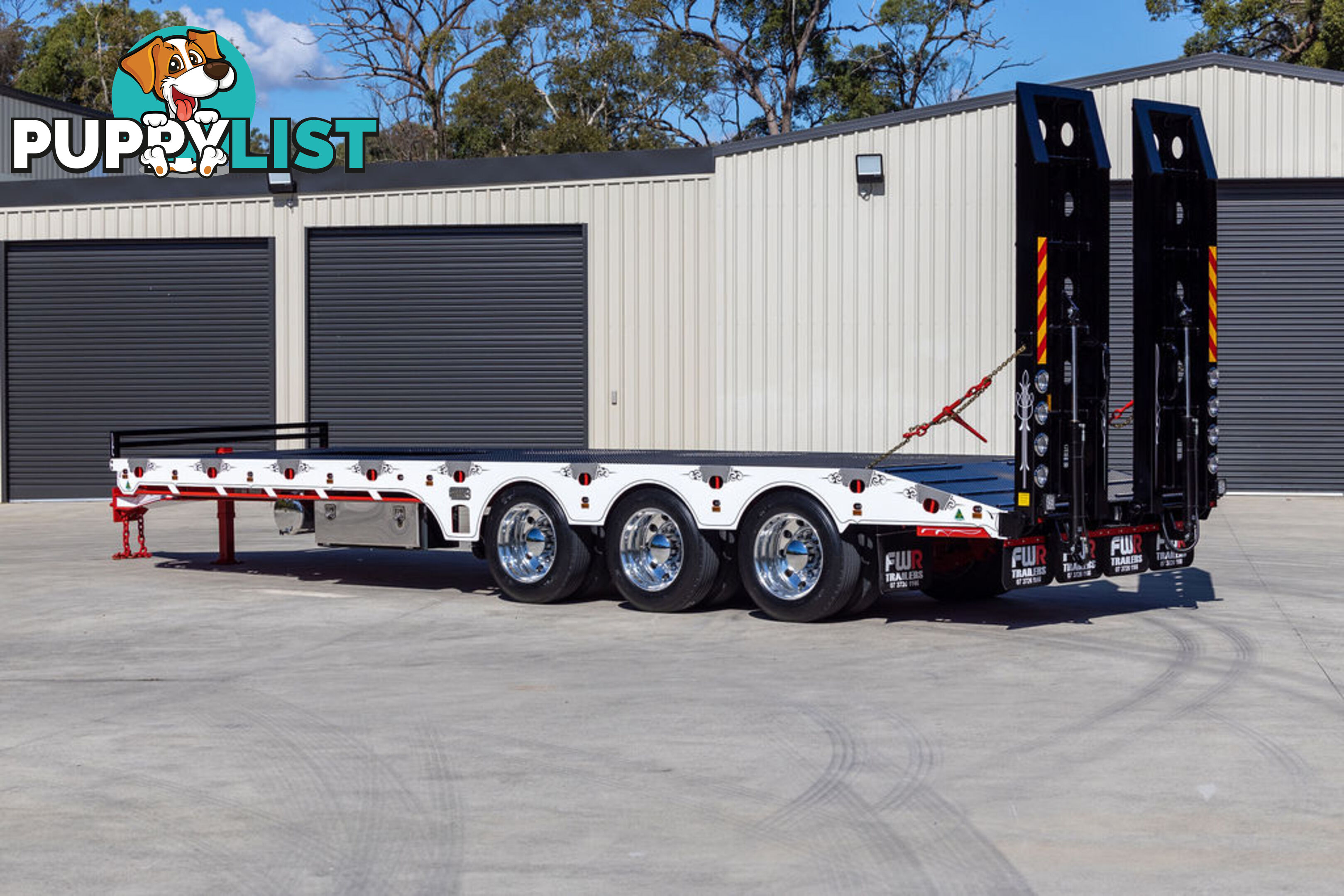 NEW 2024 FWR ELITE Tri Axle Tag Trailer