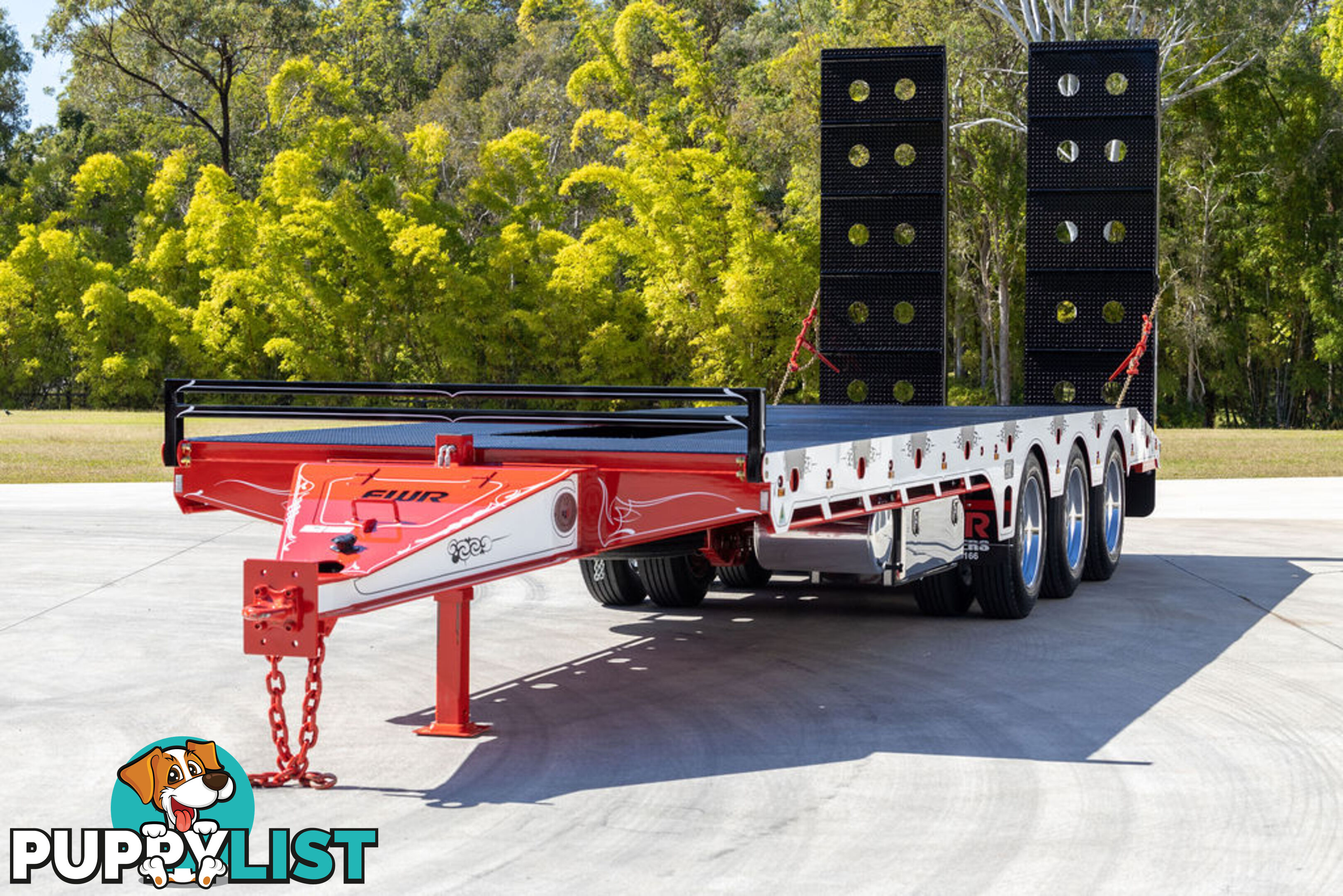 NEW 2024 FWR ELITE Tri Axle Tag Trailer