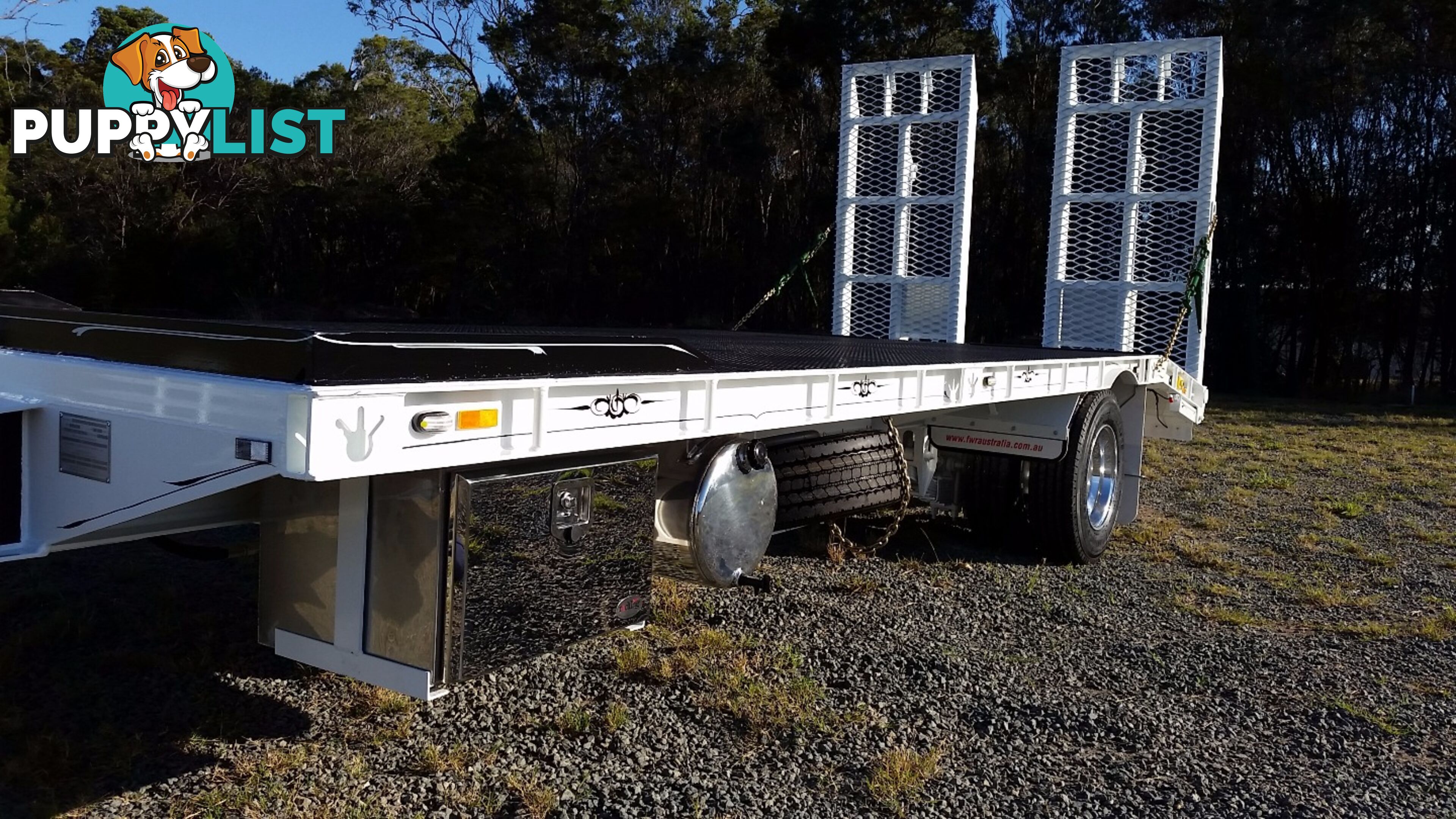 NEW 2024 FWR Single Axle Tag Trailer - All Hydraulic