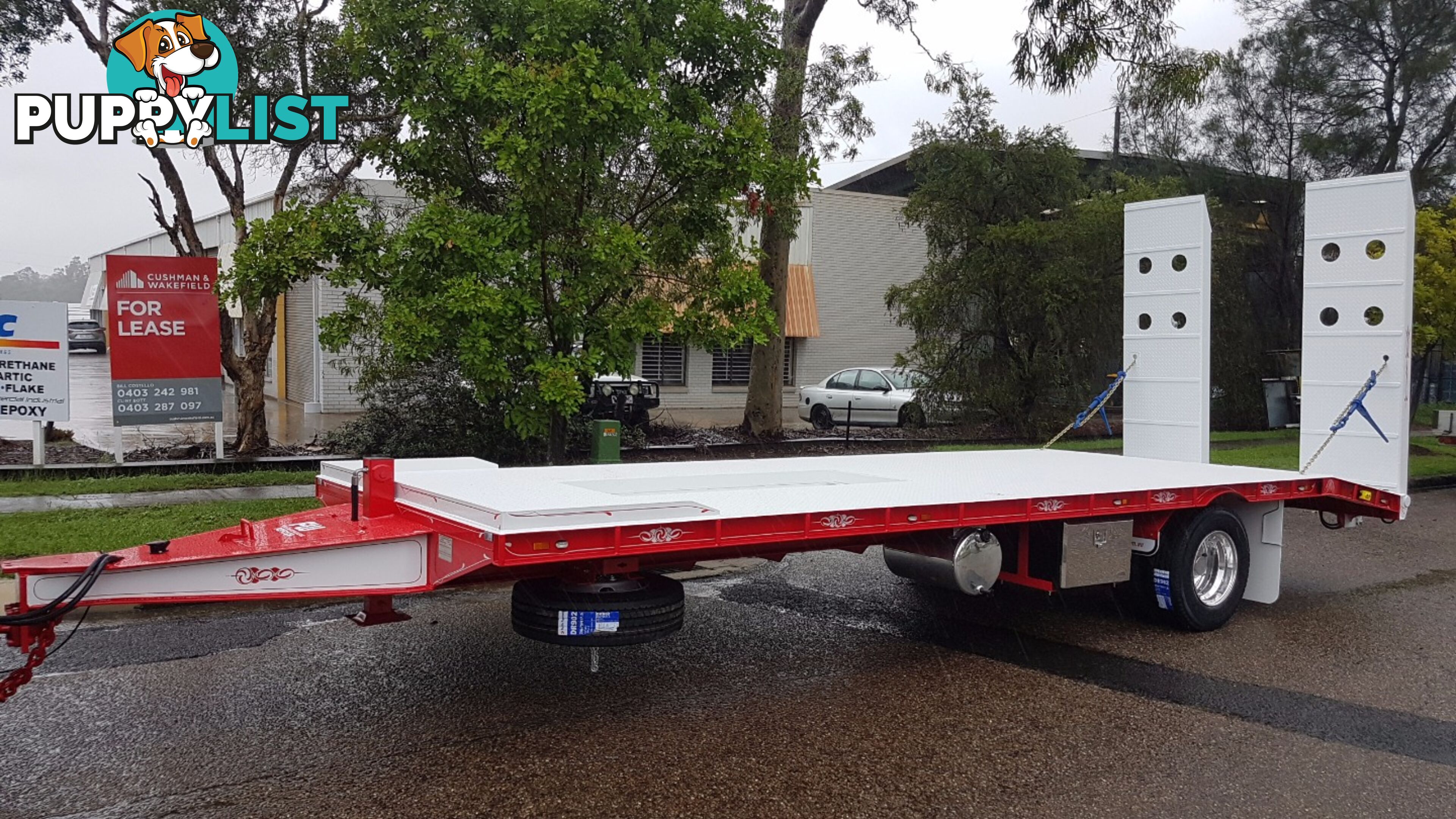 NEW 2024 FWR Single Axle Tag Trailer - All Hydraulic