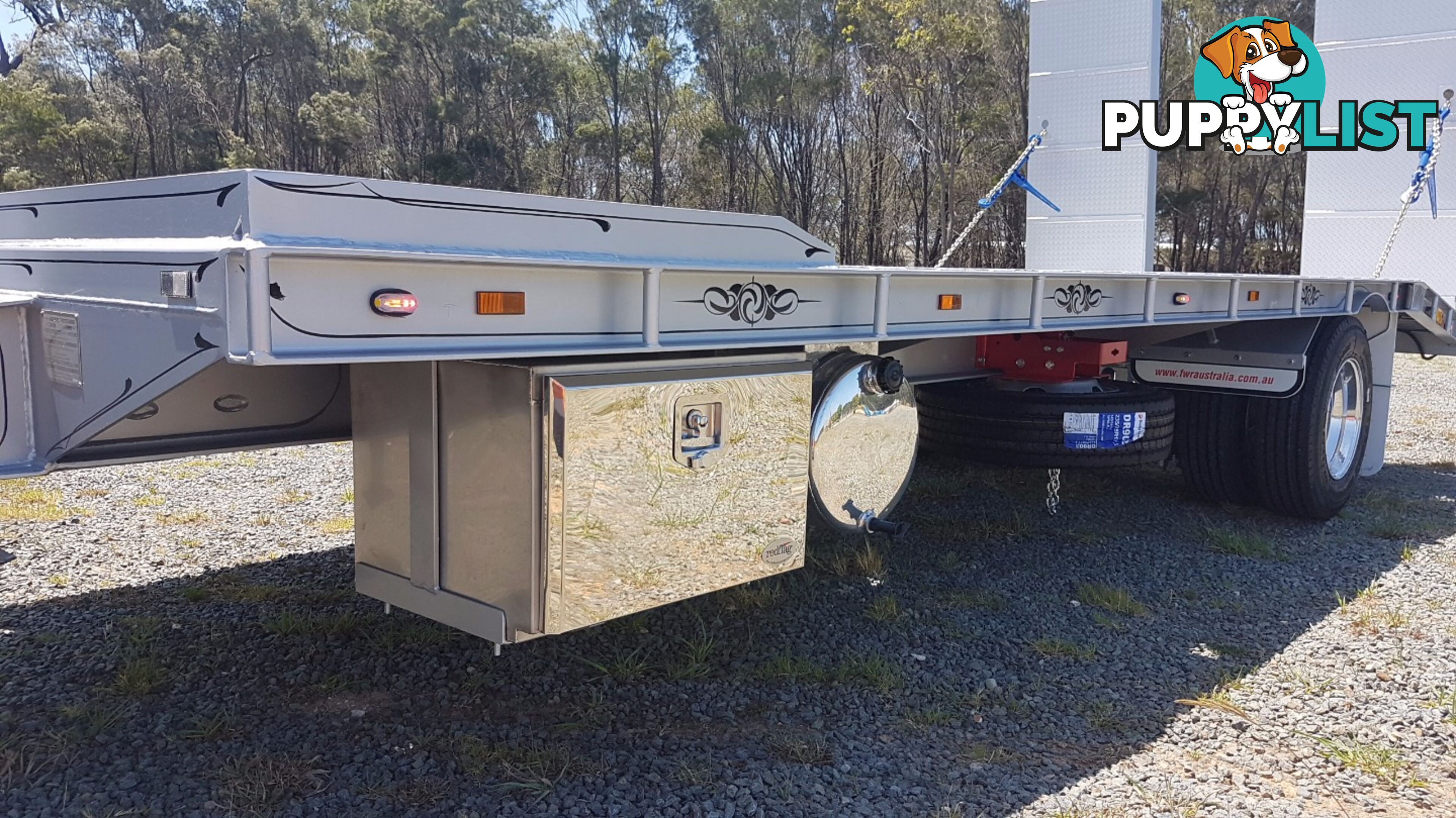 NEW 2024 FWR Single Axle Tag Trailer - All Hydraulic