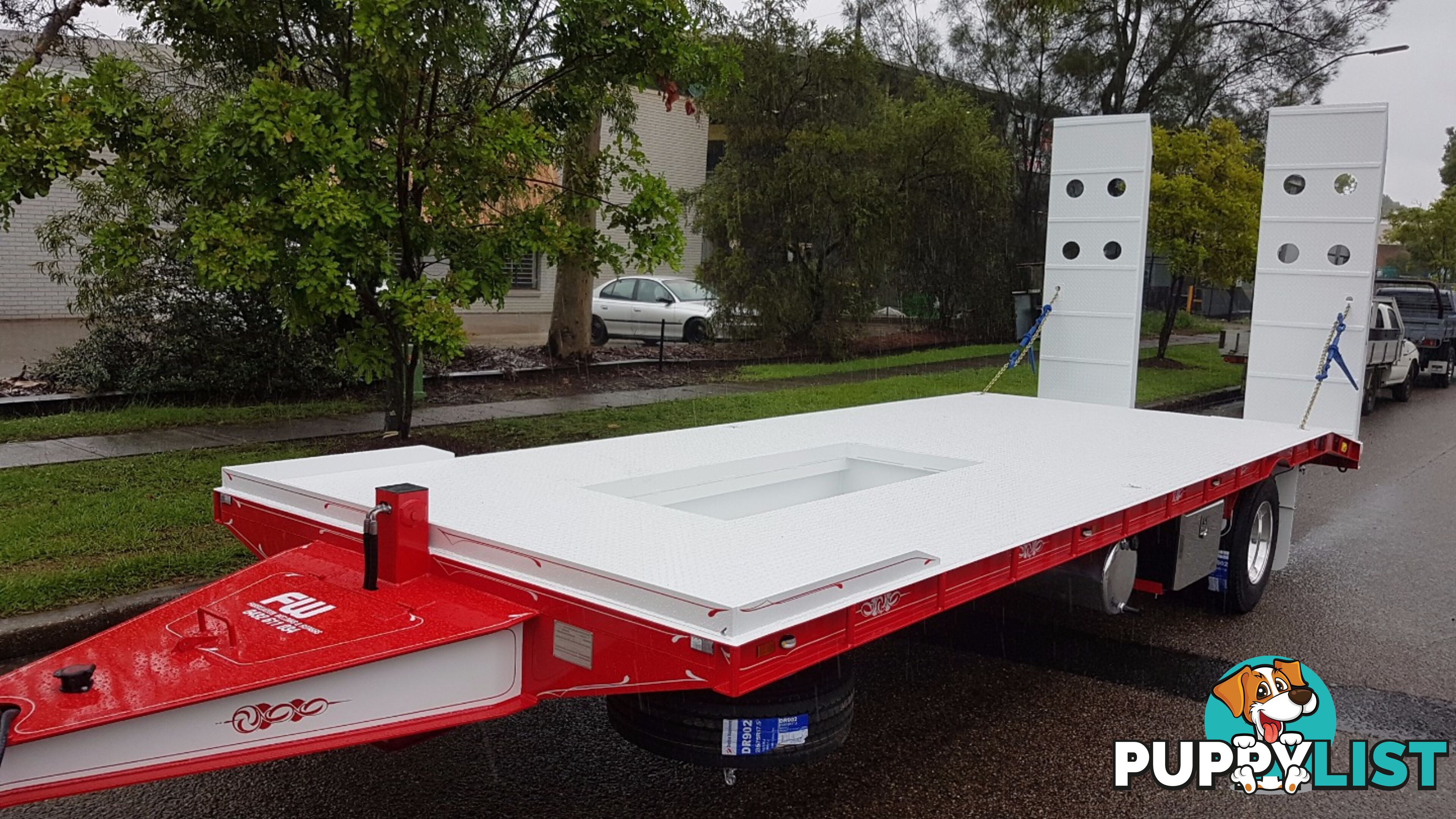 NEW 2024 FWR Single Axle Tag Trailer - All Hydraulic