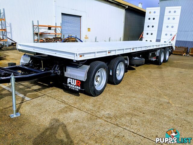 NEW 2024 FWR 4 Axle Dog Trailer, FD4